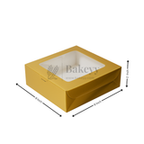 Coloured Brownie Boxes | Perfect for Brownies, Cookies | Pack of 10