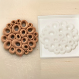 Silicone Bubble Patter Silicone Mould | Chocoalte and Dessert Mould | 2 Cavities | 1 Piece