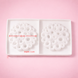 Silicone Bubble Patter Silicone Mould | Chocoalte and Dessert Mould | 2 Cavities | 1 Piece