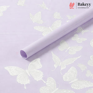 Butterfly Print Korean Bouquet Cover Sheet | Pack of 20