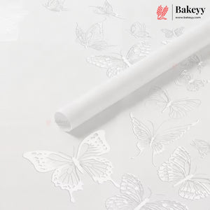Butterfly Print Korean Bouquet Cover Sheet | Pack of 20