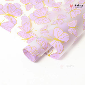 Butterfly Print Korean Bouquet Cover Sheet | Pack of 20