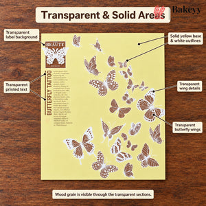 Butterfly Print Korean Bouquet Cover Sheet | Pack of 20