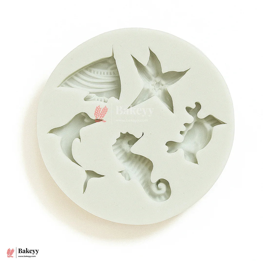 540 | Sea Life Theme Design Silicone Mould - 1 Piece