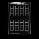 Mould 659 | Cacao Rectangular Cavity Design Mould | Baking Accessories | Plastic Chocolate Mould | Party Favor Mould | Pack of 1