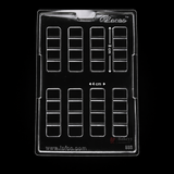 Mould 659 | Cacao Rectangular Cavity Design Mould | Baking Accessories | Plastic Chocolate Mould | Party Favor Mould | Pack of 1