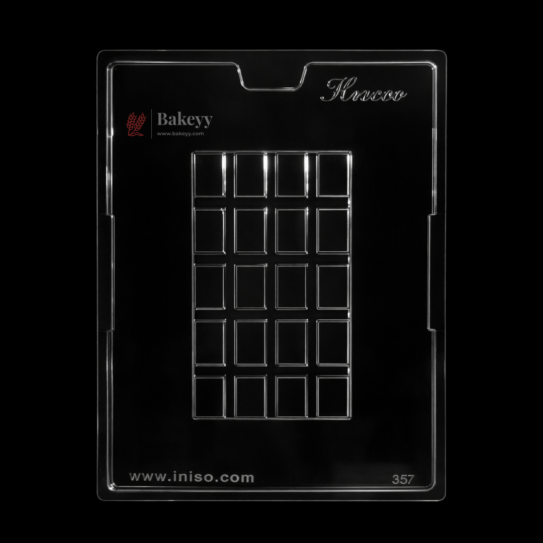 Mould 467 | Segmented Chocolate Bar Mould | Food-Grade Plastic Chocolate Mould | Pack of 1