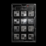 Mould 240 | Square Grid Texture Chocolate Mould | Party Favor Mould | Pack of 1