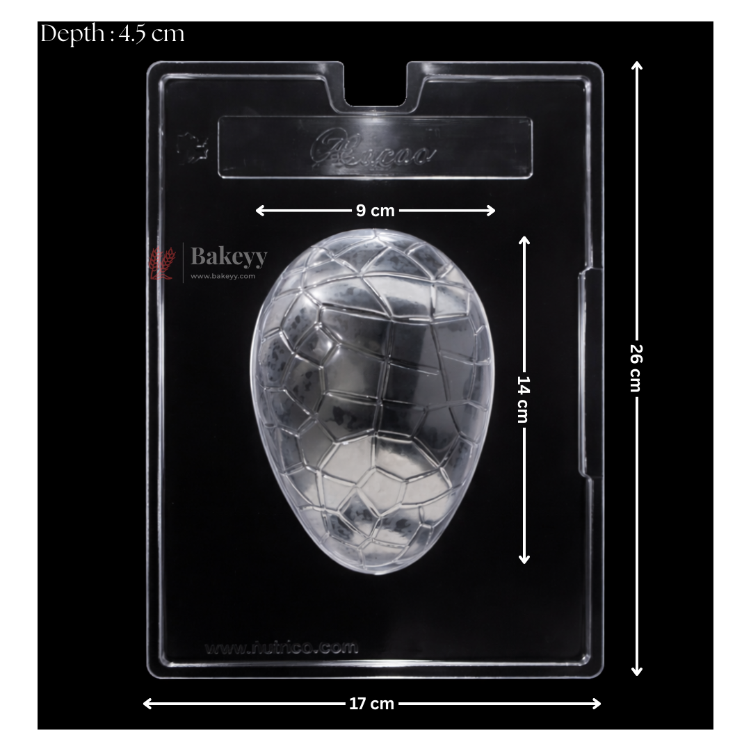 Mould 042 | Geometric Dragon Egg Chocolate Mould | Food-Grade Plastic Chocolate Mould | Pack of 1