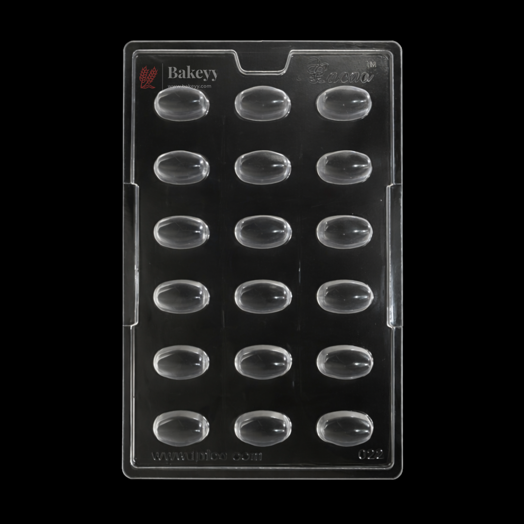 Mould 022 | Oval Dome Chocolate Mould | Party Favor Mould | Pack of 1