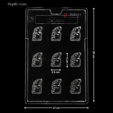 Mould 337 | Bunny Shape Chocolate Mold 