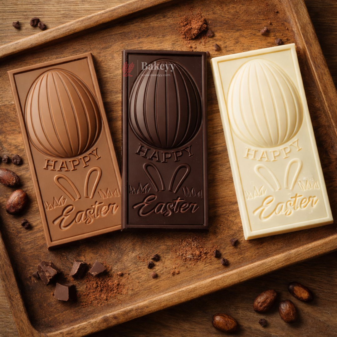  Happy Easter Chocolate Bar Plastic Mould 