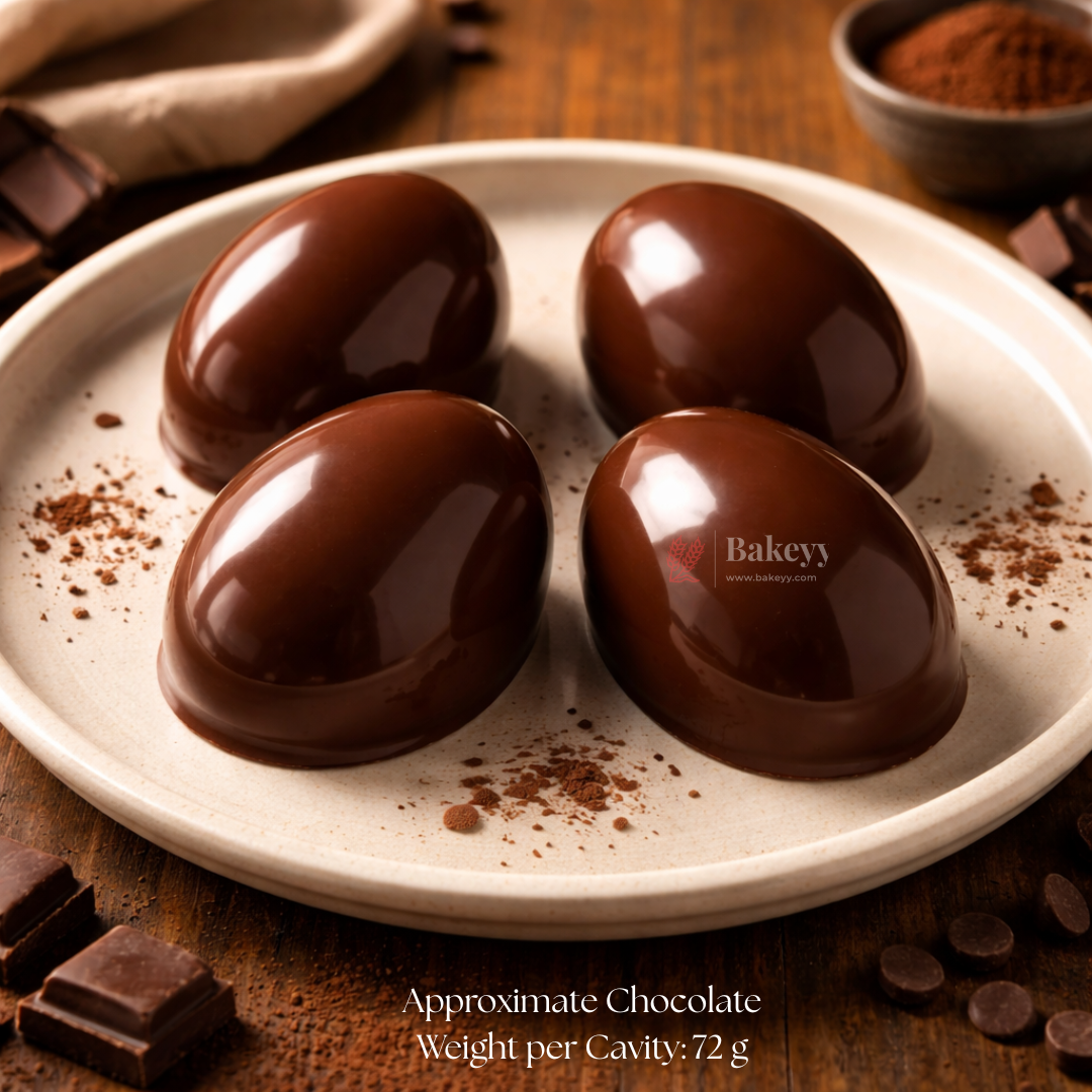 Mould 686 | Egg Shape Chocolate Mould | Party Favor Mould | Pack of 1