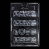 Mould 288 | LOVE Block Chocolate Mould | Party Favor Mould | Pack of 1