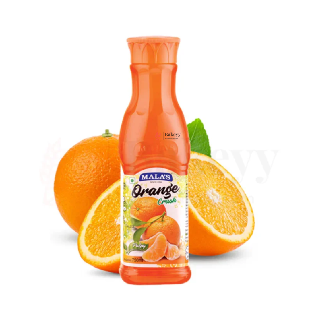 Mala’s Fruit Crush Syrup | Beverage & Dessert Ingredient | 250 & 750 ml | Pack of 1