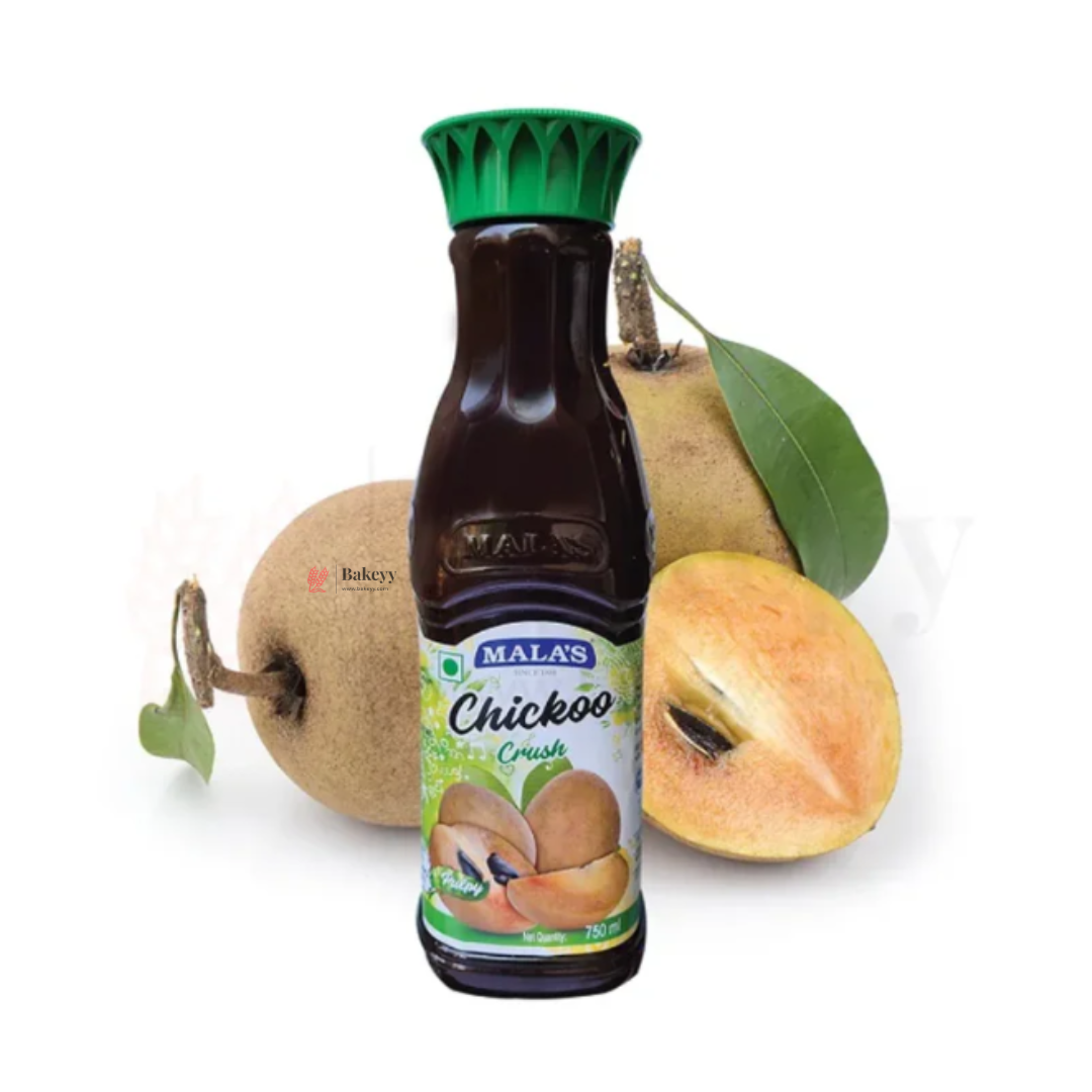 Mala’s Fruit Crush Syrup | Beverage & Dessert Ingredient | 250 & 750 ml | Pack of 1