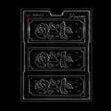 Mould 594 | Rose Message Chocolate Bar Mould | Food-Grade Plastic Chocolate Mould | Pack of 1