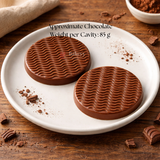 Mould 629 | Round Ripple Wave Texture Chocolate Mould | 2 Cavity | Food-Grade Plastic Chocolate Mould | Pack of 1