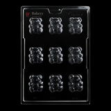 Mould 006 | Gummy Bear Shape Chocolate Mould | 9 Cavity | Food-Grade Plastic Chocolate Mould | Pack of 1