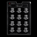 Mould 220 | Rose Bud Shape Chocolate Mould | 12 Cavity | Food-Grade Plastic Chocolate Mould | Pack of 1