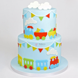 Train Theme Fondant & Cookie Cutter Set | 4 Pieces | Pack of 1