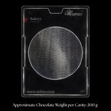 Mould 628 | Round Wave Texture Chocolate Mould | 1 Cavity | Pack of 1
