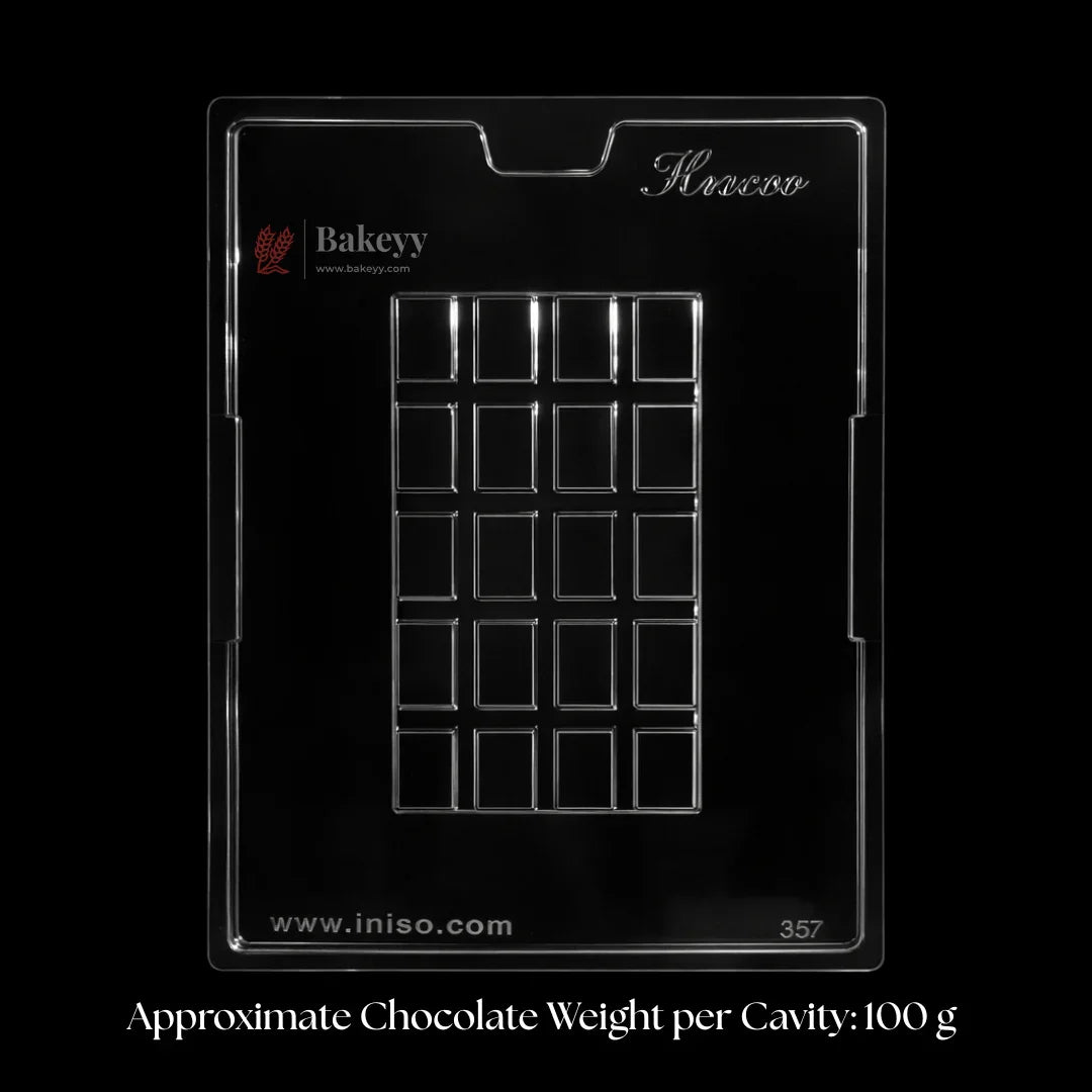 Mould 467 | Segmented Chocolate Bar Mould | 1 Cavity | Pack of 1