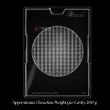 Mould 626 | Round Bubble Texture Chocolate Slab Mould | Pack of 1