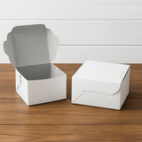 Plain White Cake or Pastry Box | Grey Back Cake Box | Pack Of 50