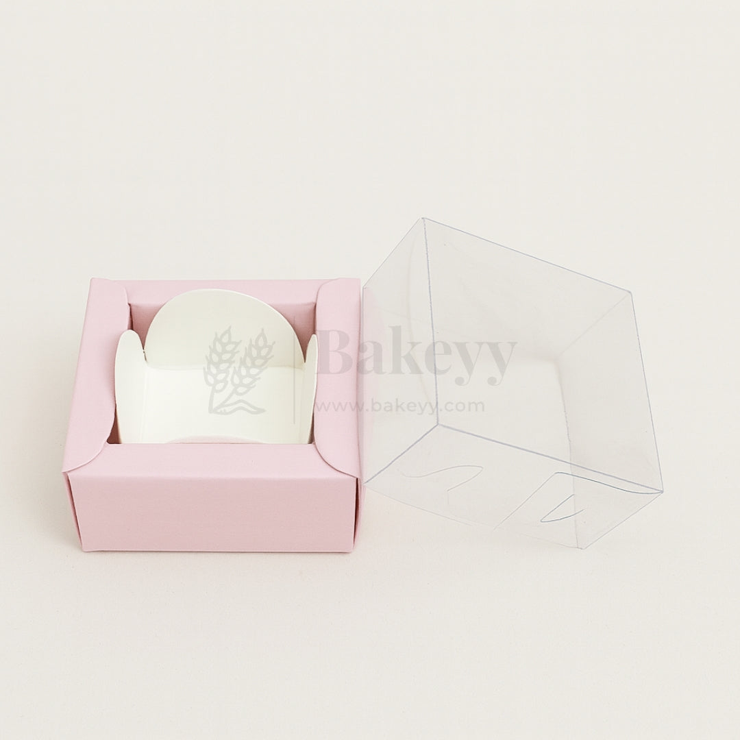 1 Cavity Chocolate Box| Pink Colour Cavity Box| Pack of 100