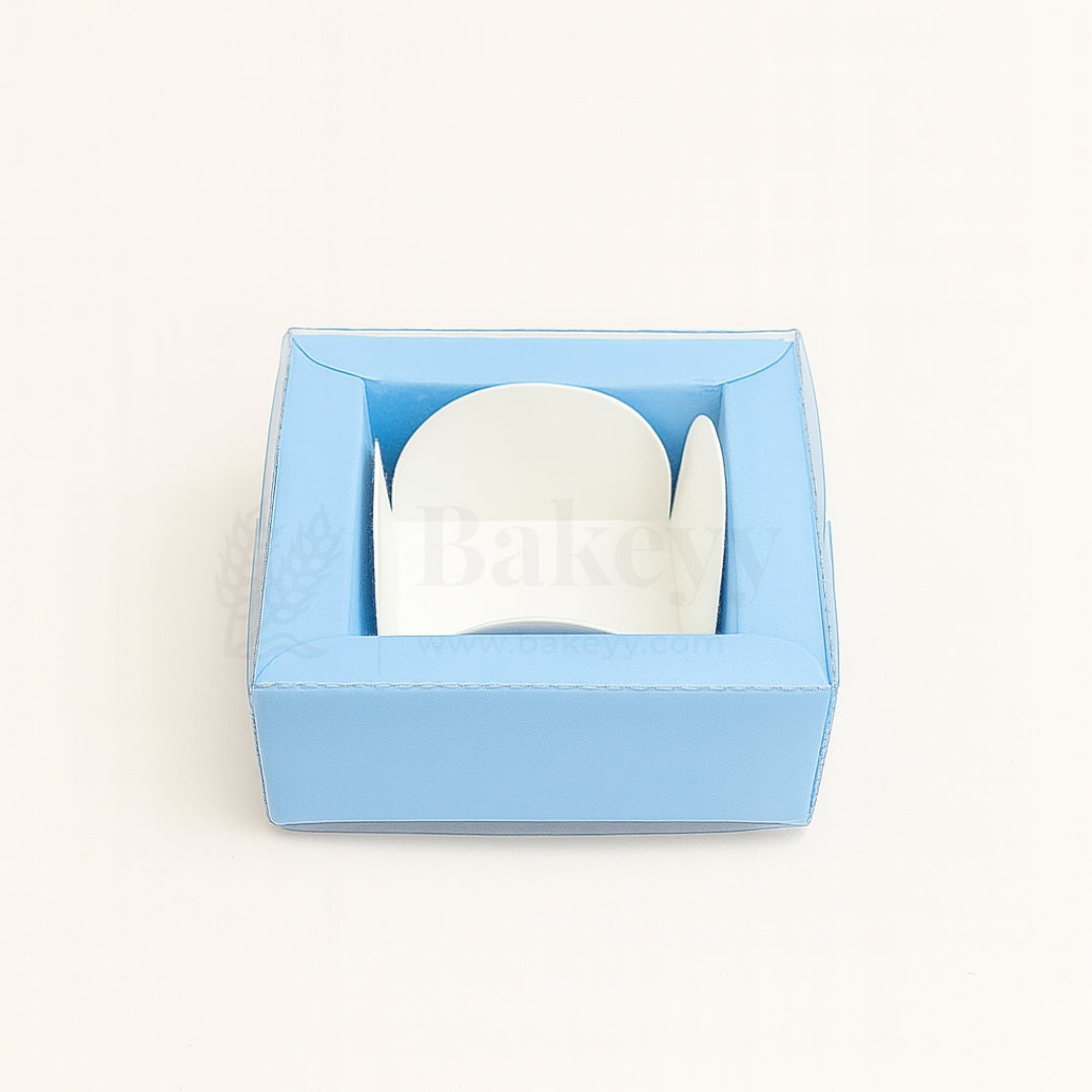 1 Cavity Chocolate Box| Blue Colour Cavity Box| Pack of 100