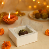 1 Cavity Chocolate Box| White Colour Cavity Box| Pack of 100