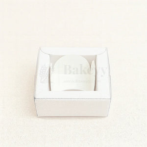 1 Cavity Chocolate Box| White Colour Cavity Box| Pack of 100 - Bakeyy.com - India - 1 Cavity Chocolate Box| White Colour Cavity Box| Pack of 100 - Default Title