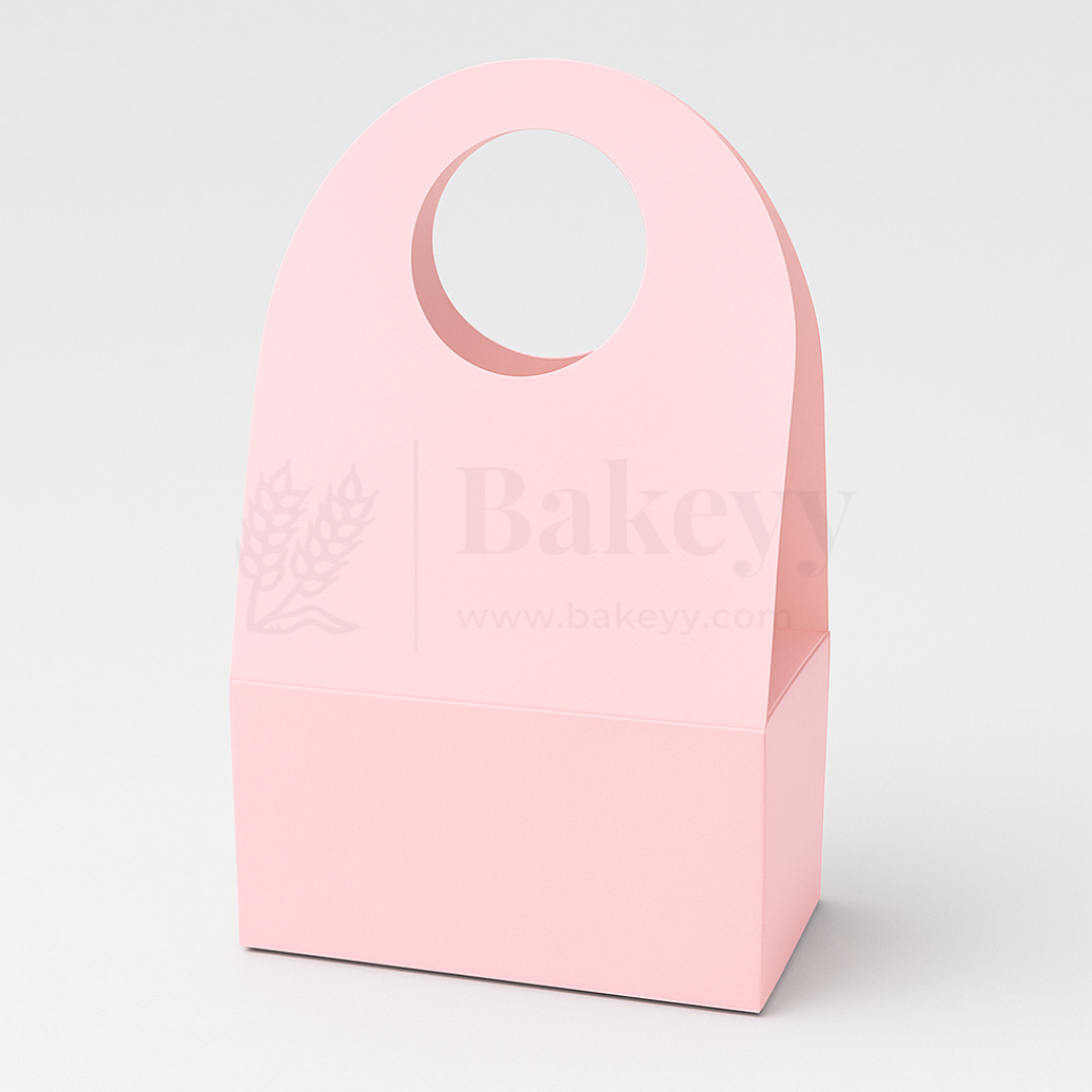 4 Jar Holder with Handle-Pink | Pack of 10