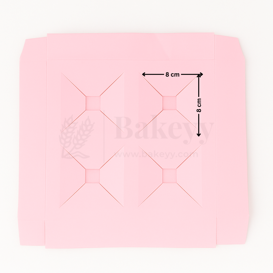 4 Jar Holder with Handle-Pink | Pack of 10