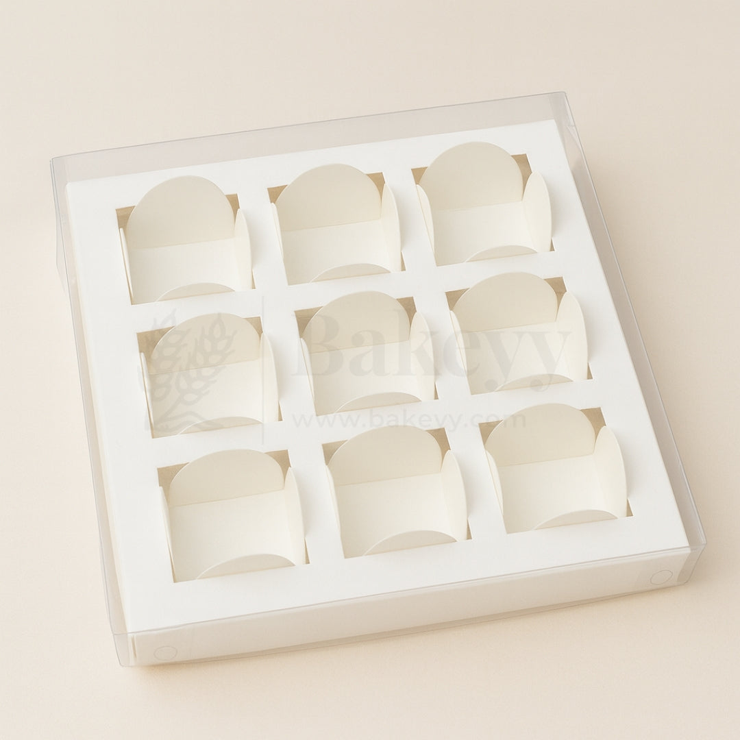 17x17Cm | 9 Cavity Chocolate/ Sweet Box| Diwali Gift Box| Multipurpose Box| Pack of 25