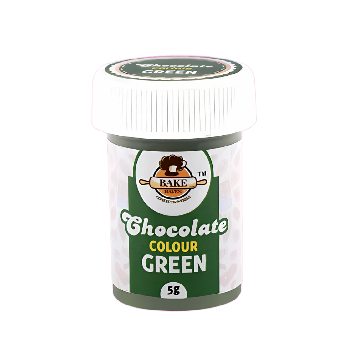 BakeHaven Chocolate Colour- Green| 5 Gram