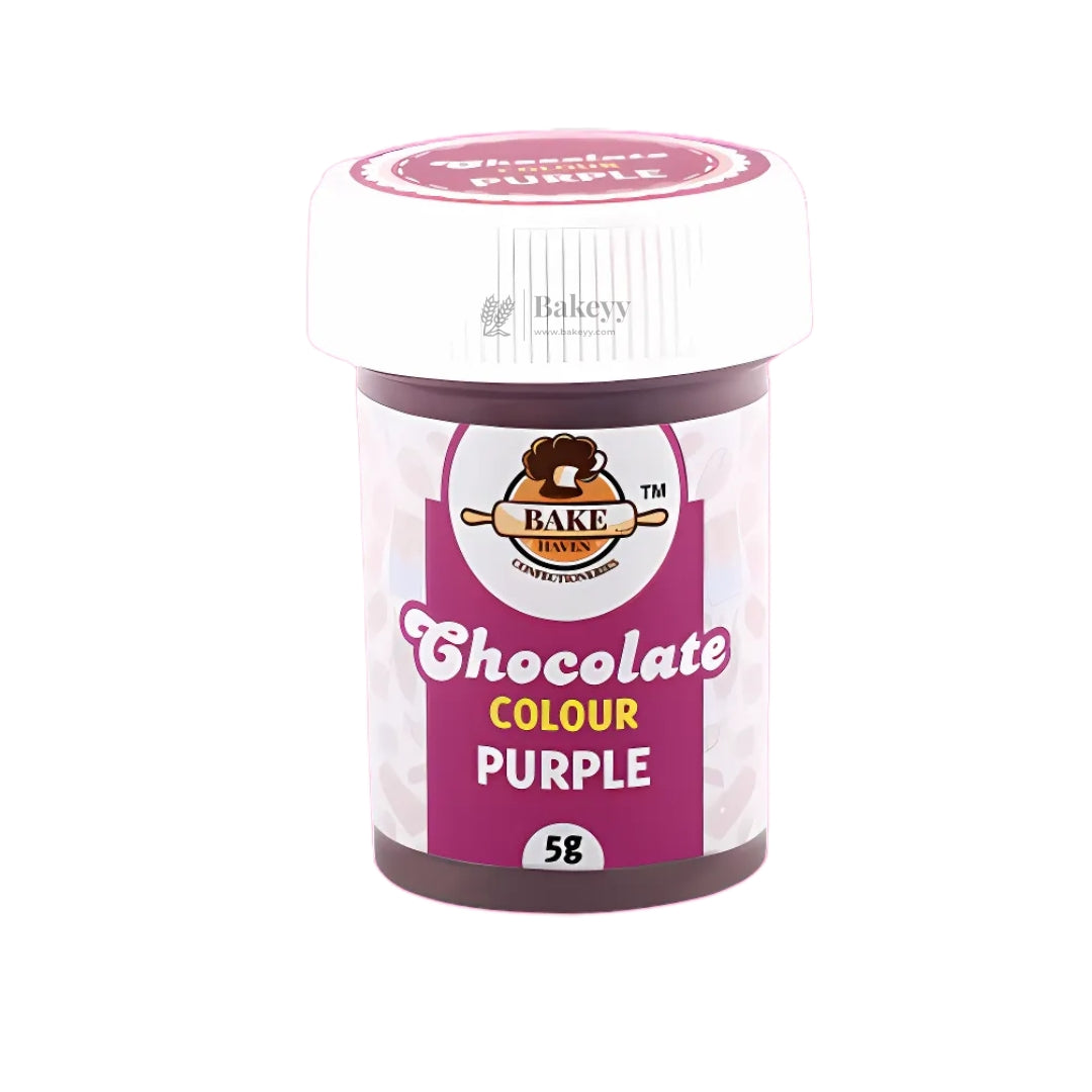 BakeHaven Chocolate Colour- Purple| 5 Gram