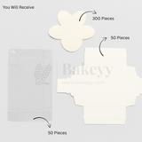6 Cavity Chocolate Box| White Colour Cavity Box| Pack of 50