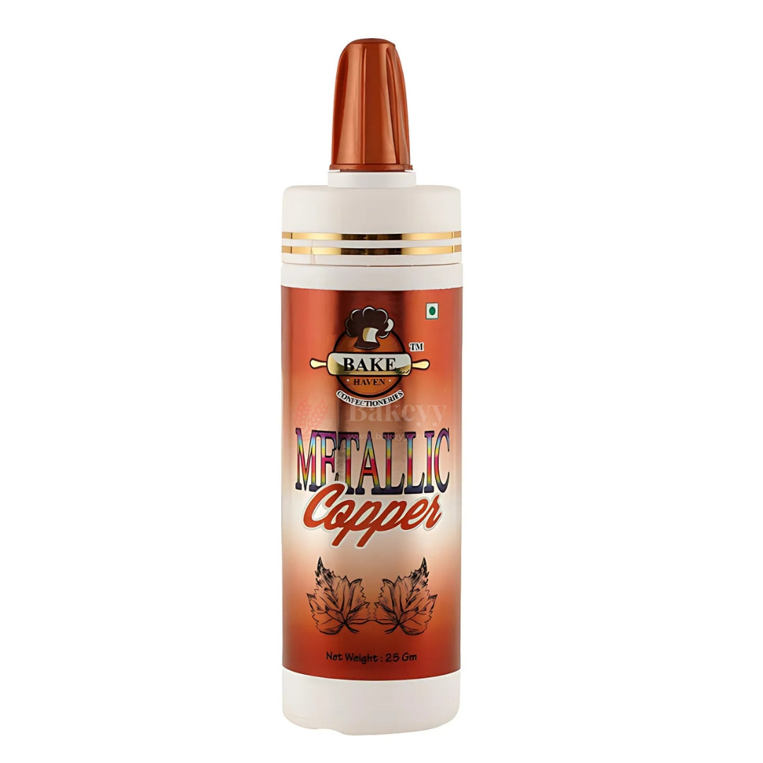 Metallic Copper- Bake Haven Edible Puff/Dust Colour - 25 gram