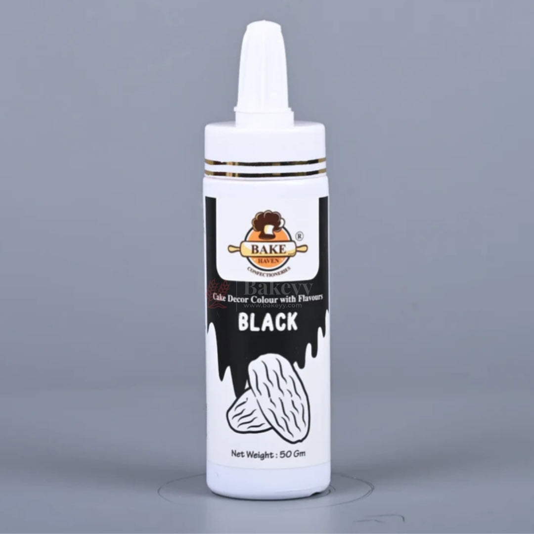 Black- Bake Haven Edible Puff/Dust Colour - 50 gram