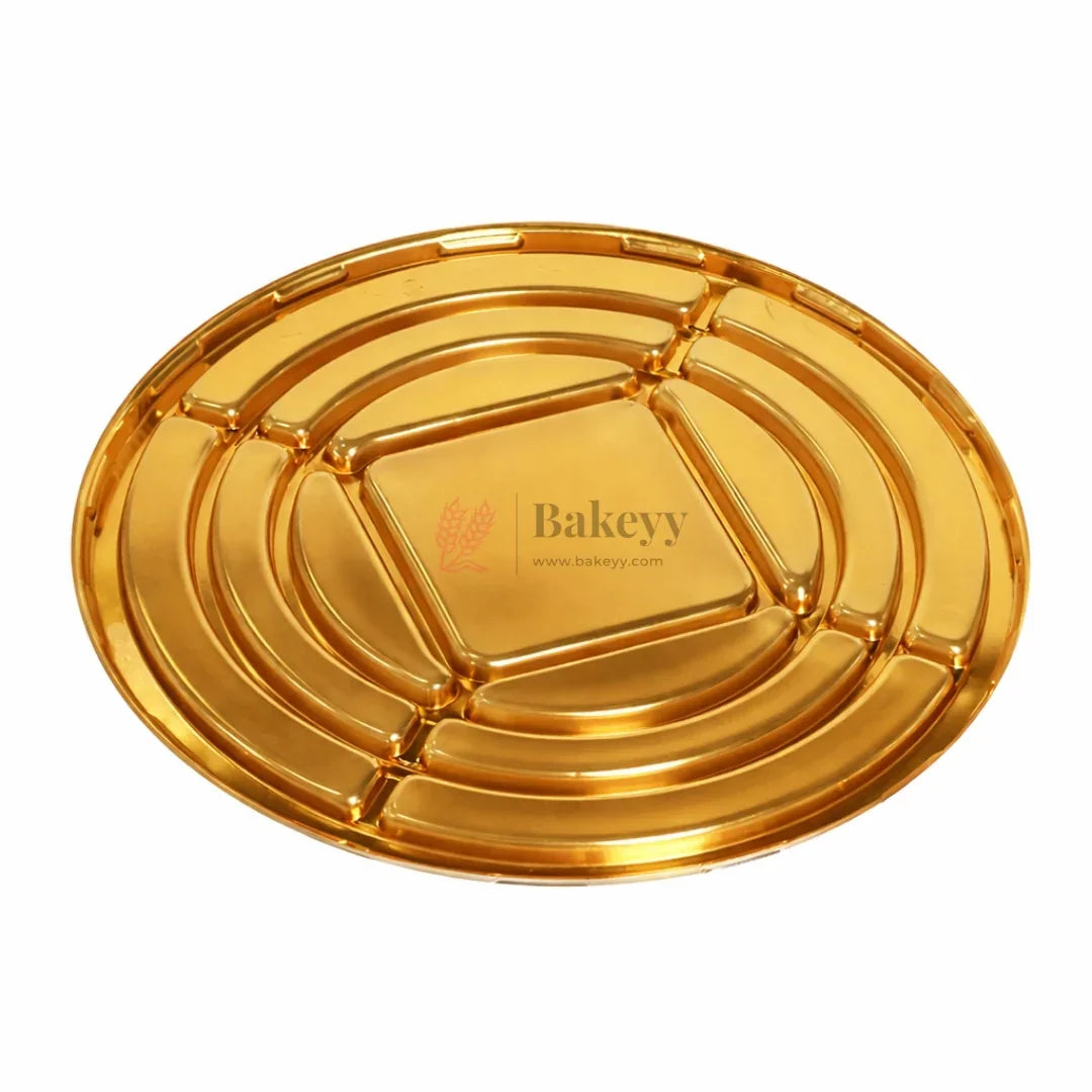 Cake Container with Clear Dome Lid & Gold Base | Premium Cake Packaging Box | Pack of 25