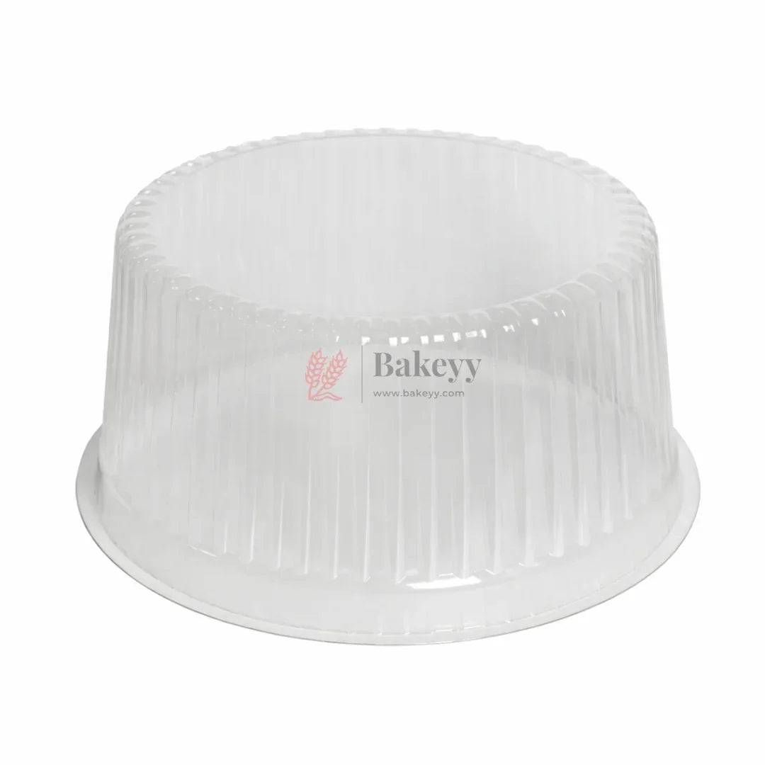 Cake Container with Clear Dome Lid & Gold Base | Premium Cake Packaging Box | Pack of 25