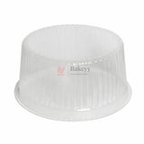 Cake Container with Clear Dome Lid & Gold Base | Premium Cake Packaging Box | Pack of 25