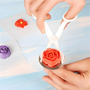 CakeFlowerLifterScissorsIcing_FondantFlowerTransferTool12cmPackof1_3 - Bakeyy.com