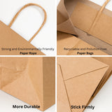 Paper Cake Bag | White / Kraft | Carry Bag for Sweets, Chocolates, Gifts | Multi-Size Bakery Bag | Pack of 50