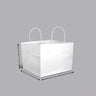 Paper Cake Bag | White / Kraft | Carry Bag for Sweets, Chocolates, Gifts | Multi-Size Bakery Bag | Pack of 50