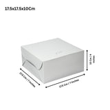 Plain White Cake or Pastry Box | Grey Back Cake Box | Pack Of 50