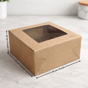 Cake_Box_With_Flower_Top_Window_Blue_Color_ITC_Back_Box_14 - Bakeyy.com