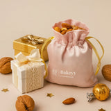 10x14 cm Satin Potli Bags – Pink |Pack of 25